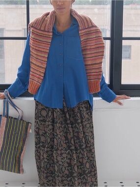 World of Crow The Blue Button Down size 4X